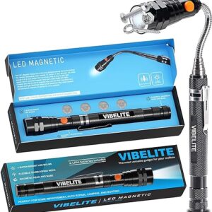 vibelite extendable magnetic flashlight a handy and practical gift for him
