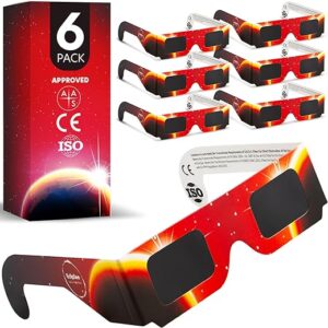 solar eclipse glasses for 2024 aas ce and iso certified protection for